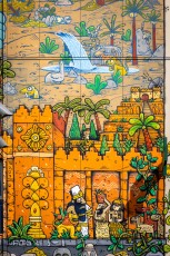 Mr Poes et Jo Ber - L'épopée de Gilgamesh - La création d'Enkidu - Rue Jules Michelet - Colombes (92)