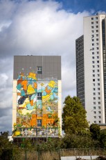 Mr Poes et Jo Ber - L'épopée de Gilgamesh - La création d'Enkidu - Rue Jules Michelet - Colombes (92)