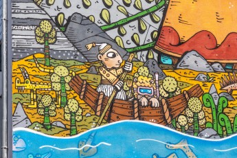 Jo Ber & Mr Poes - L'épopée de Guilgamesh - Tablette XI - Un grand homme qui ne voulait pas mourir - Rue du Pont à Moinet - Amiens