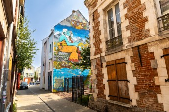 Jo Ber & Mr Poes - L'épopée de Guilgamesh - Tablette XI - Un grand homme qui ne voulait pas mourir - Rue du Pont à Moinet - Amiens