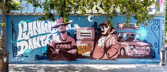 Cannibal letters & Dante - Rue Henri Noguéres 19è - Septembre 2025