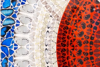 "Triple Trouble" exposition de Invader, Shepard Fairey et Damien Hirst à la Newport Street Gallery du 10 octobre 2025 au 29 mars 2026