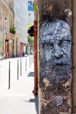 C215 - Homeless - Rue Quincampoix 04è - Juillet 2008