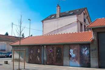 C215, Finbarr DAC, Dan23 - Vitry - Rue André Maginot - Mars 2010