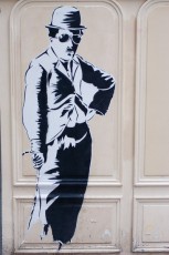 MBW - Rue Greneta 02è - Charlie Chaplin - Décembre 2007