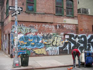 Street art & Space Invader à New York - Juin 2005
