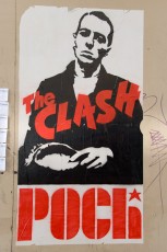 Poch - affiche The Clash rue Aubry le Boucher 04è - Mars 2006
