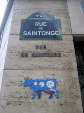 Vache - Rue de Saintonge 03è - Février 2004