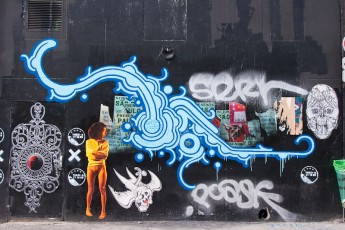 Betty Baron, Alessandra Cestac et Zezão - Canal Saint-Martin 10è - Octobre 2009