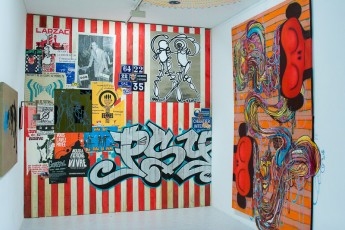 Psyckoze et Ramon Martins - Exposition : Graffiti "Etat des lieux" à la Galerie du Jour Agnès B. rue Quincampoix 04è - Septembre 2009