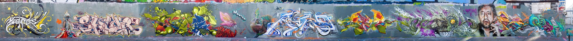 Dépôt RATP - Kanos, Smak3, Skule, Agrum, Mantra, Astro, Esper, Neok, Toux, Rash & Resh - Rue des Pyrénées 20è - Mars 2011