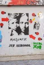 Jef Aérosol - Misère - Rue du Plaisir - Saint Ouen - Septembre 2006