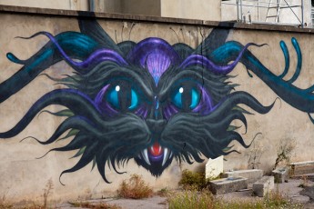Jeff Soto - Le chat terrible - Lyon quartier Confluences - Octobre 2011