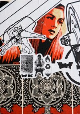 Le M.U.R. N°009 - Shepard Fairey et WK Interact - Rue Oberkampf 11èEntre le 19 mai et le 02 juin 2007