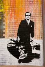 Blek le Rat - Leake Street pour le London Cans Festival - Juin 2008