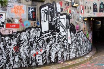 M-City - Leake Street pour le London Cans Festival - Juin 2008