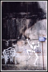 Jérôme Mesnager - Rue St Jacques 05è (à l'angle de la rue Gay Lussac) - Juin 2002