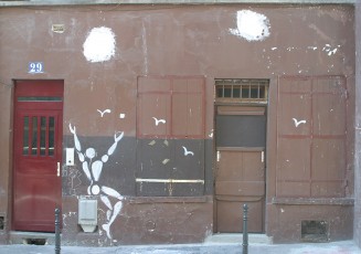 Jérôme Mesnager - Sous le soleil - Rue de la Mare 20è - Septembre 2003