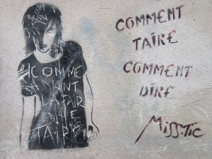 MissTic - Comment taire, comment dire - Quartier de la Butte aux Cailles 13è - Mars 2004