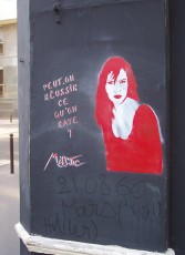 MissTic - Peut-on réussir ce qu'on rate - rue Mirbel 05è - Juin 2001