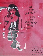MissTic - Un bon artiste est un artiste mort - Rue des Cinq Diamants 13è - Mars 2004
