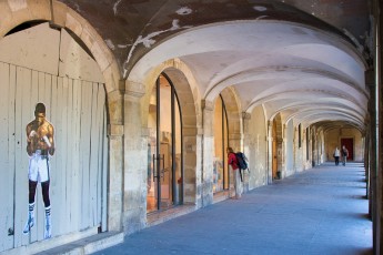 tian - Boxeur - Place des Vosges 04è - Juillet 2008